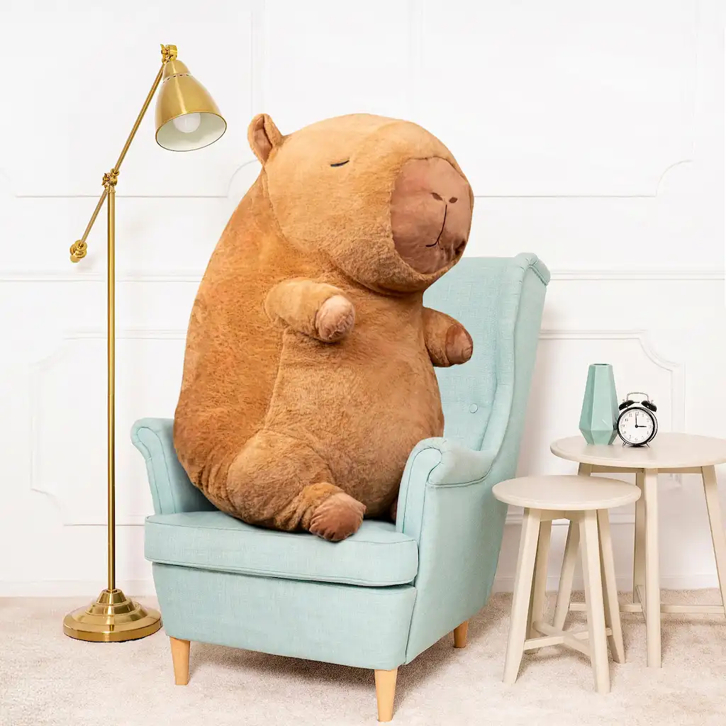 Peluche Capybara Géant - 25 à 100cm