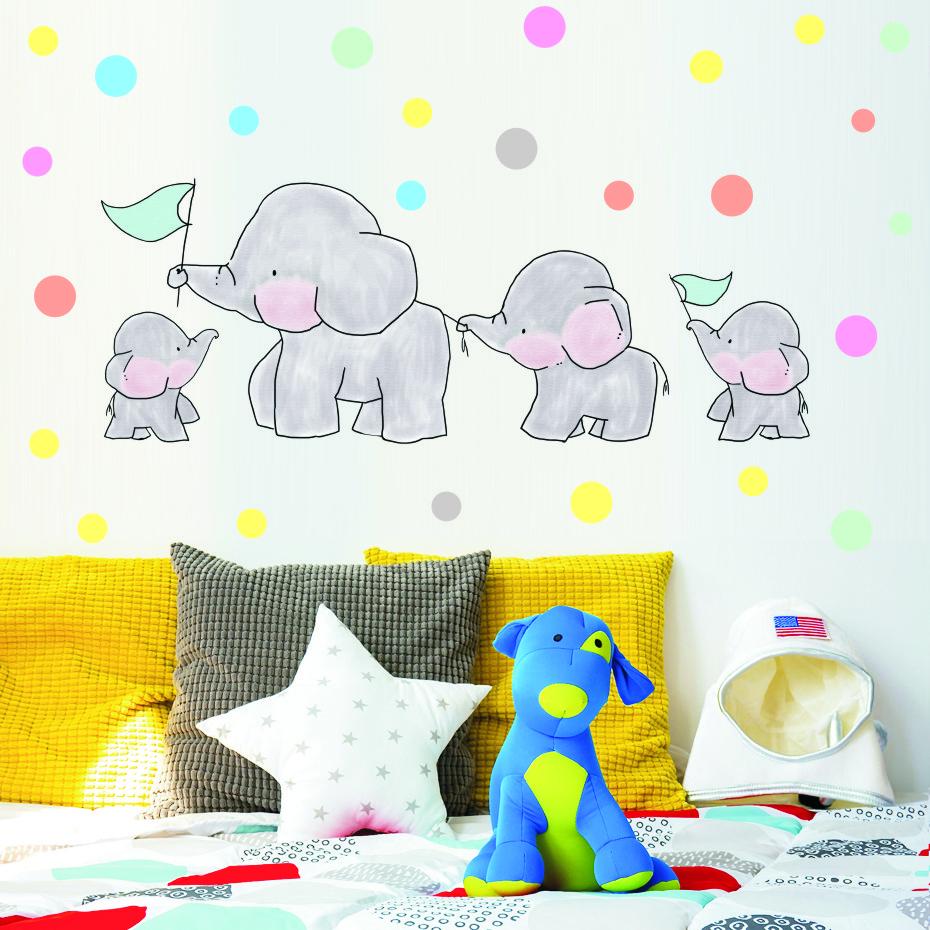 Stickers Éléphant en Famille – Image 3