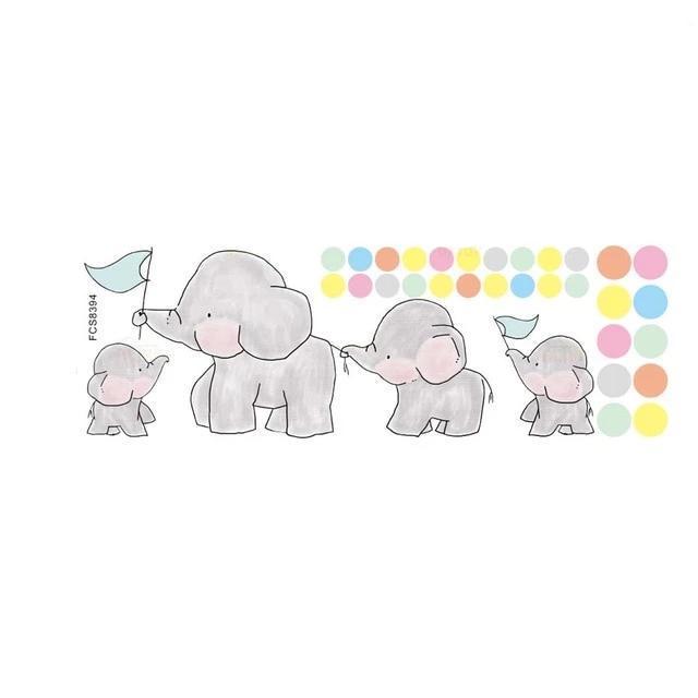 Stickers Éléphant en Famille – Image 4