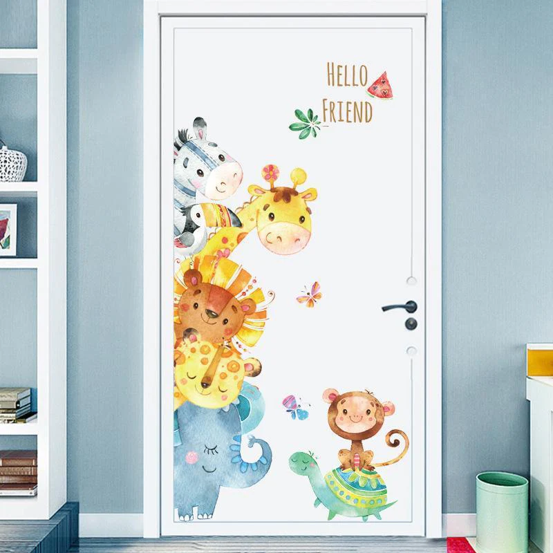 Stickers Éléphant pour Porte