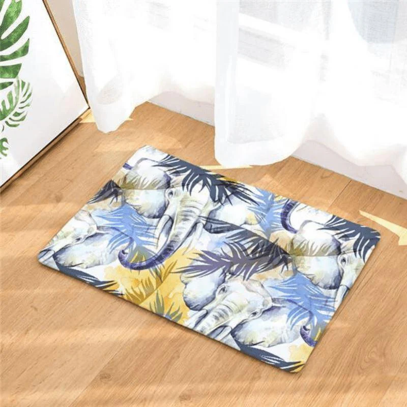 Tapis Éléphant Savane Africaine